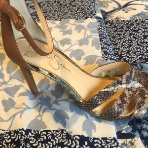Jessica Simpson open toe heel shoes